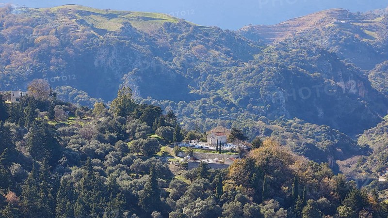 Chapel and cemetery outside the village