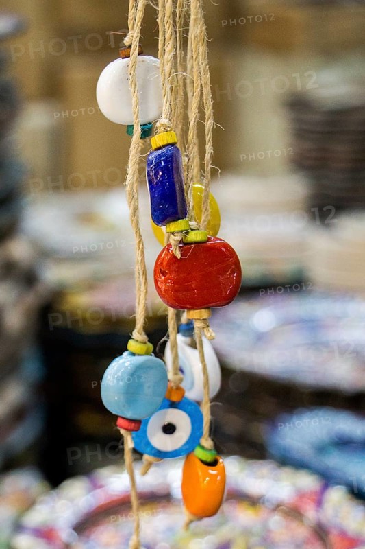 Evil eye bead as Amulet souvenir from Turkey