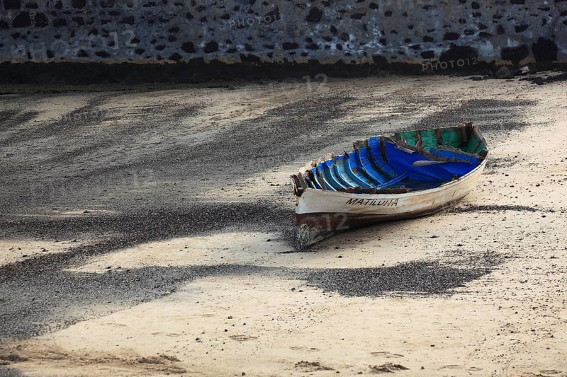 Remains of a fishing boat