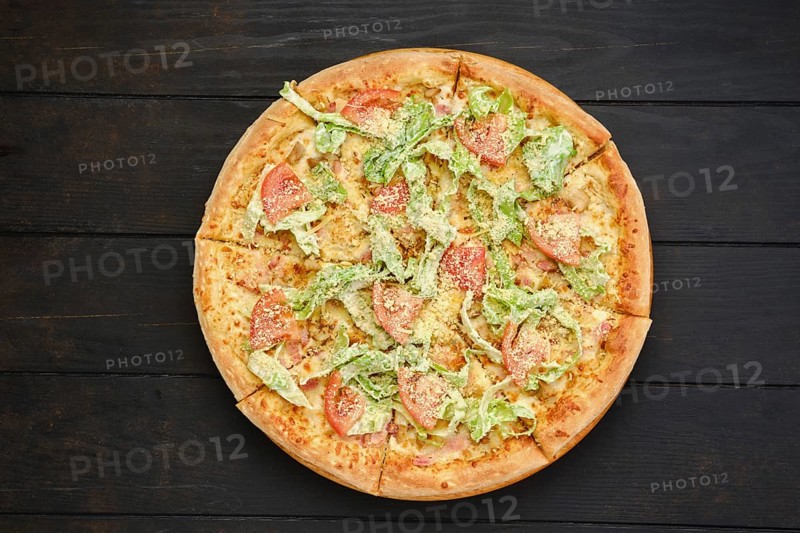 Pizza with squid