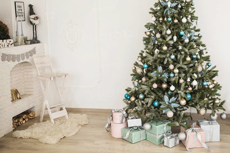 Christmas composition living room