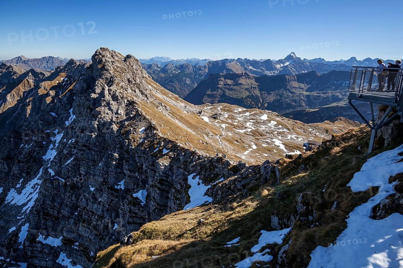 Viewing platform on the Nebelhorn