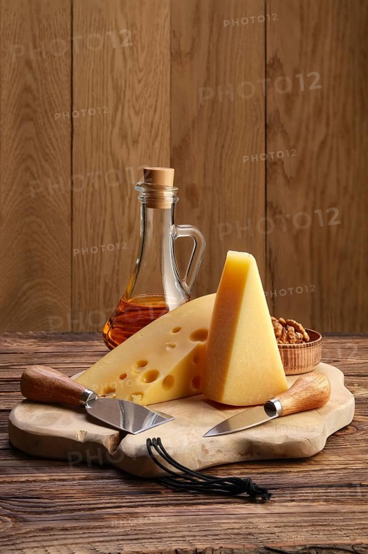 Two types of cheeses