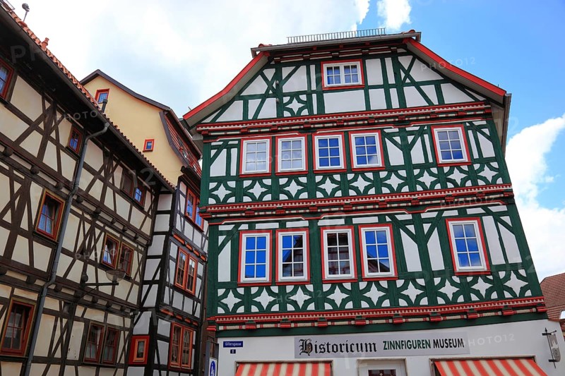 Half-timbered houses in the old town