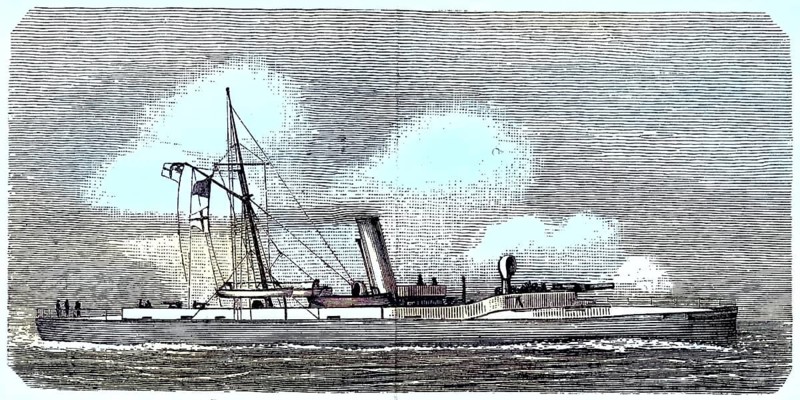 Tank gunboat Brummer of the German Imperial Navy
