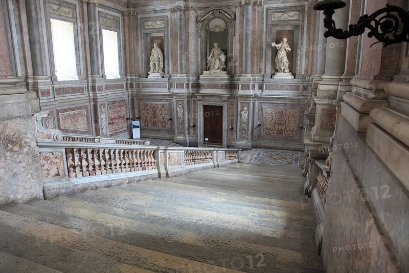 View through the staircase