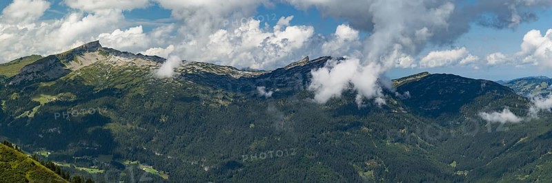 Mountain panorama from the Walser Hammerspitze