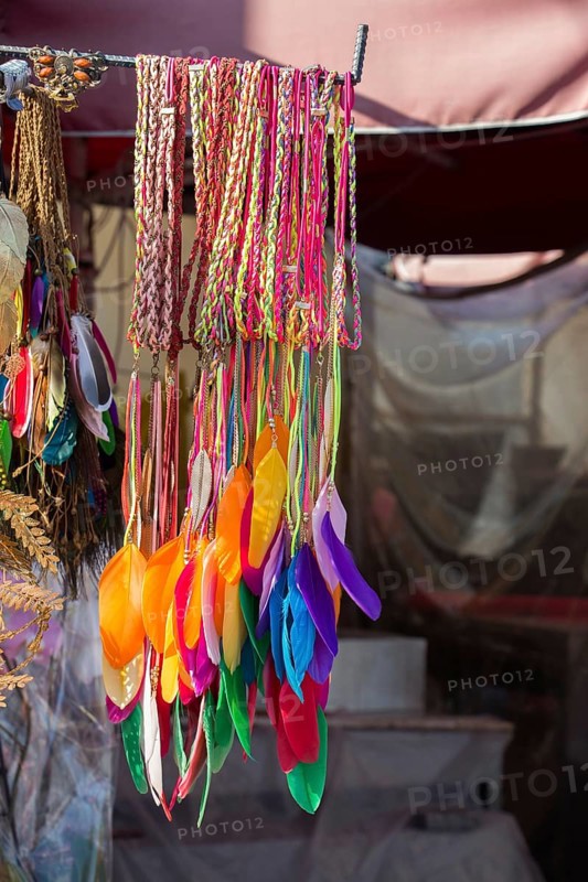 Beautiful bird feathers for decorative purposes