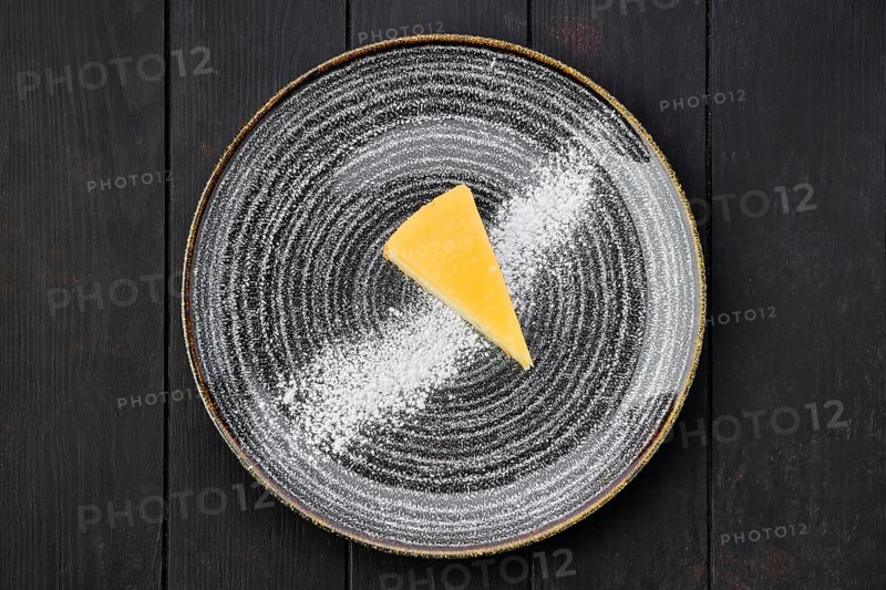Top view of pumpkin cheese cake