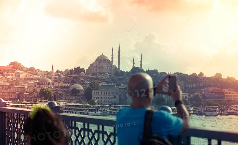 Galata Bridge favorite destination for visiting on Golden Horn
