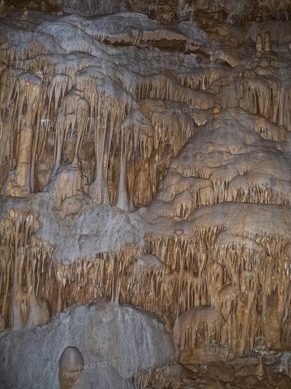 Stalactite formations in the Baerenhoehle