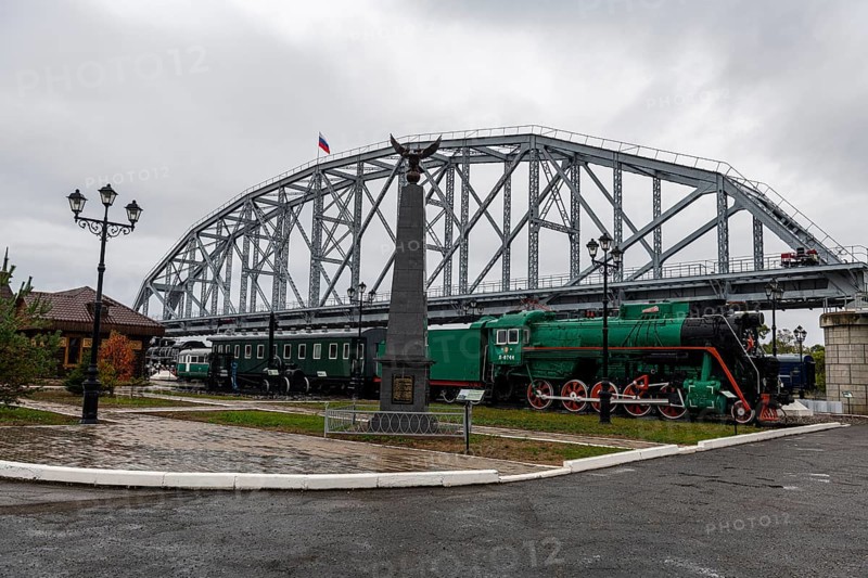 Old steam train