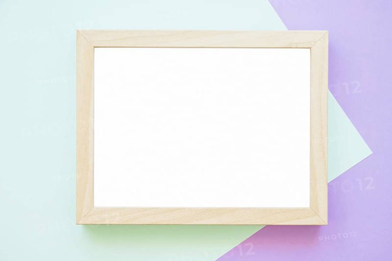 White wooden frame green purple backdrop. Resolution and high quality beautiful photo