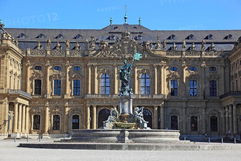 In the old town of Wuerzburg