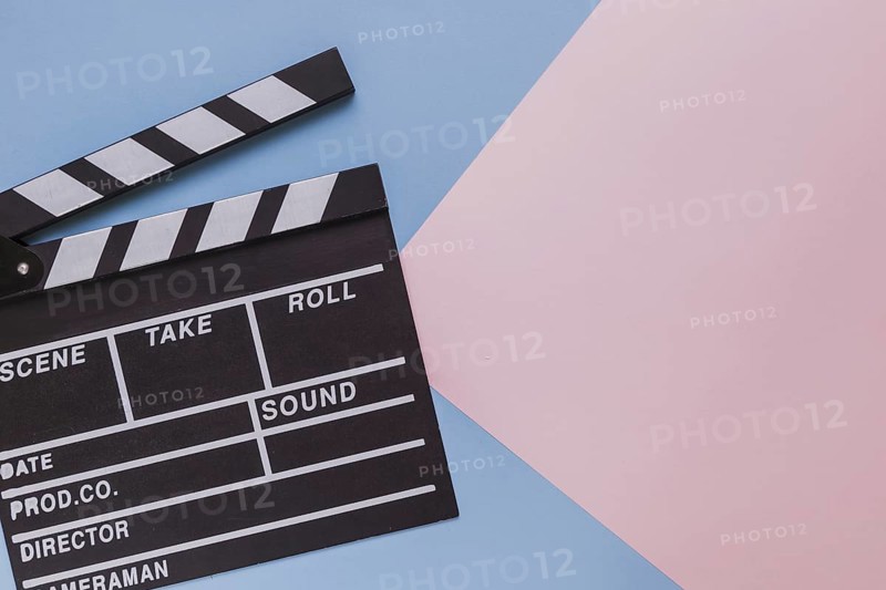 Cinema clapperboard