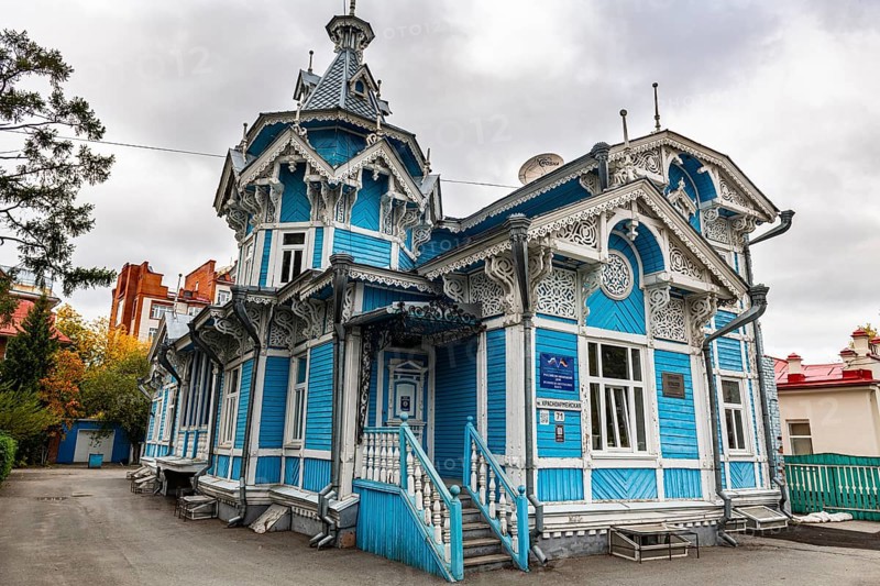 Russian-German wooden House