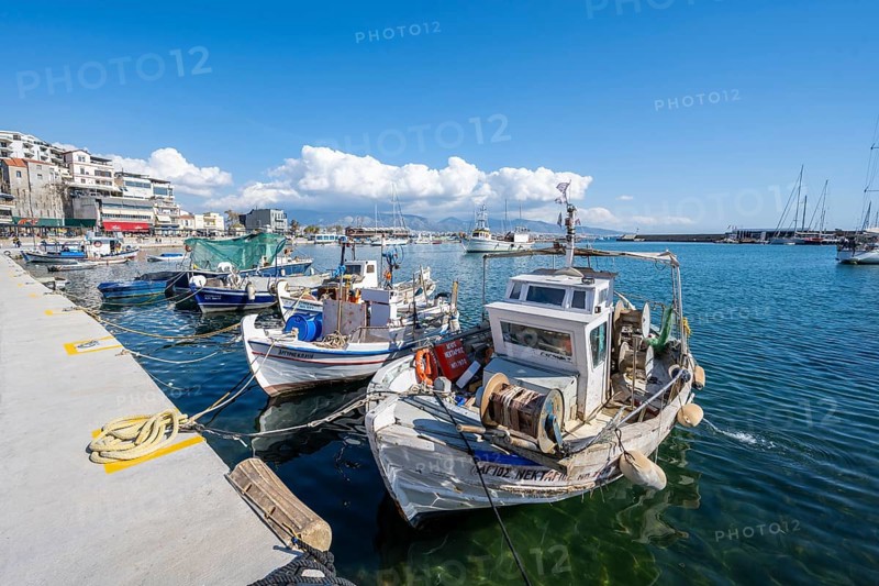 Fishing boats in the harbour