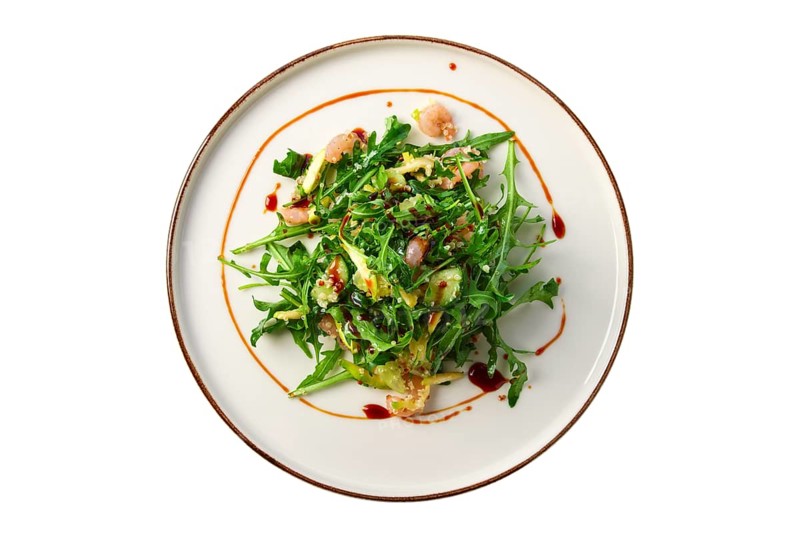 Salad with shrimps