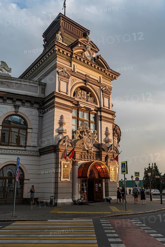 Majestic houses in the Kremlin of the Unesco site