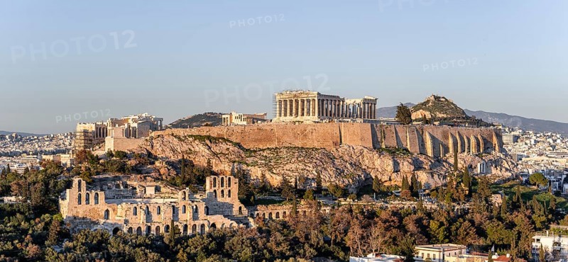 View of the Acropolis from Philopappos Hill