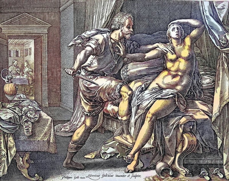 The rape of Lucretia
