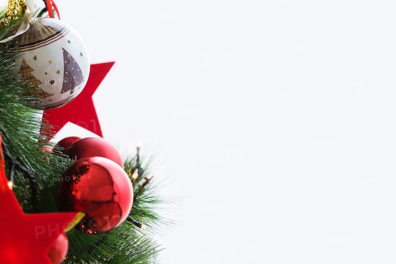 Christmas tree with christmas balls