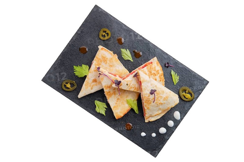 Spicy tortilla with chicken