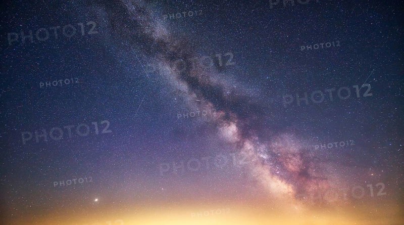 Milky Way in the cloudless starry sky