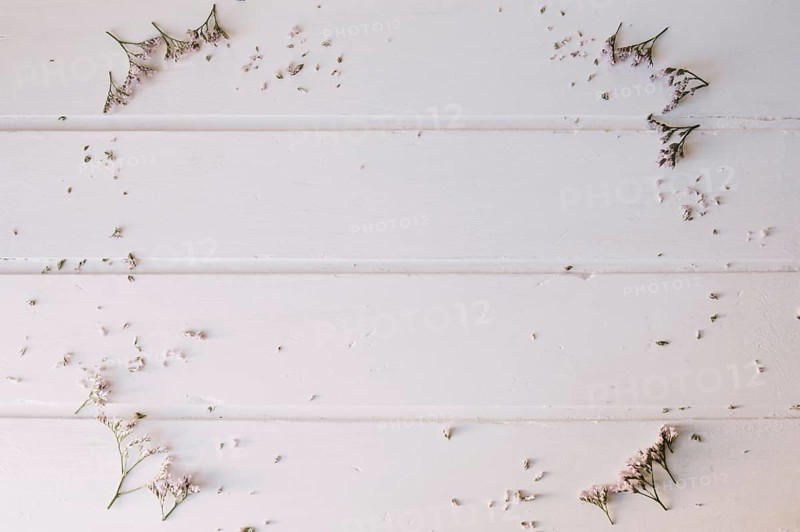 Tiny flowers forming circle wooden table. Resolution and high quality beautiful photo