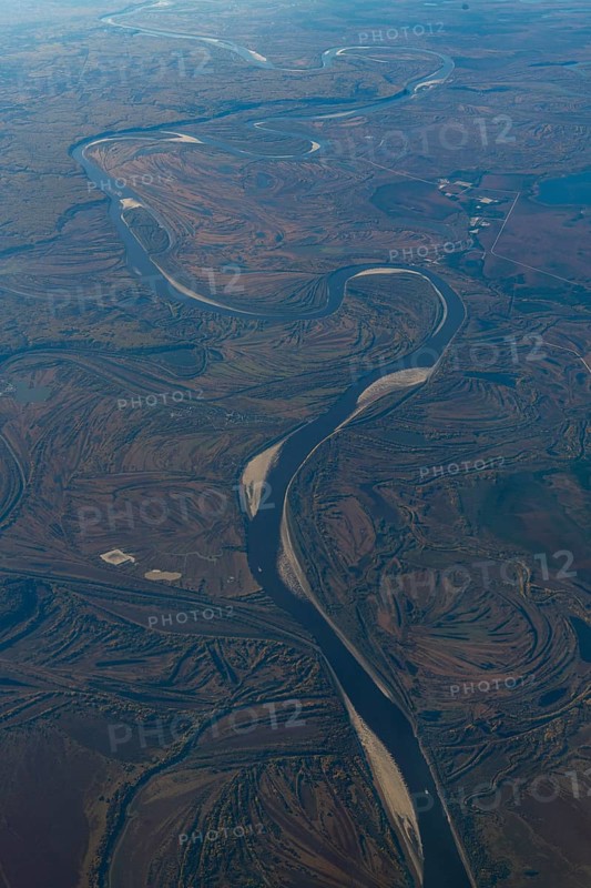 Aerial of the Taiga near