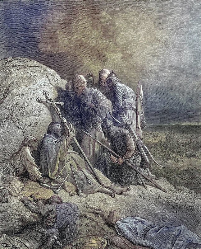 The conversion of captured peasants by the knights of the Fourth Crusade