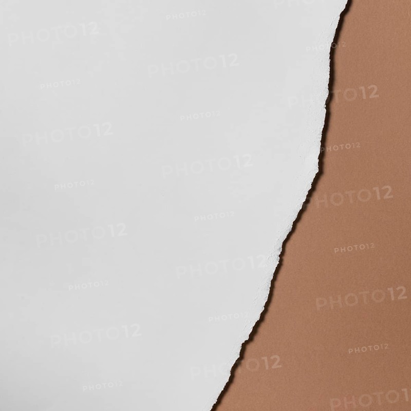 Torn white paper brown background. Resolution and high quality beautiful photo