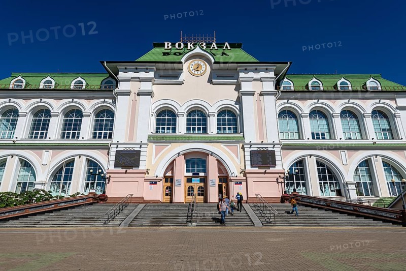 Railway station in Khabarovsk