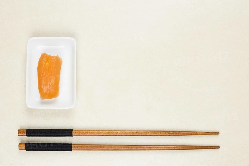 Top view nigiri salmon. Resolution and high quality beautiful photo