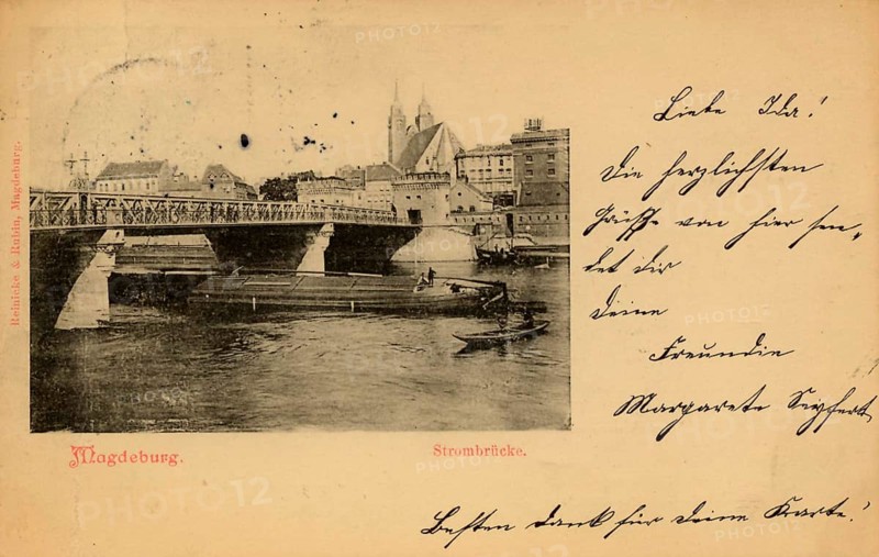 The Strombruecke in Magdeburg