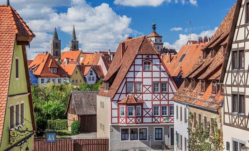 Old Town Roofs with St. Jakob Church