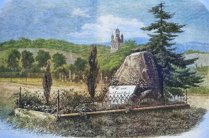 Grave of Carl Ernst buck at the cemetery in Wiesbaden