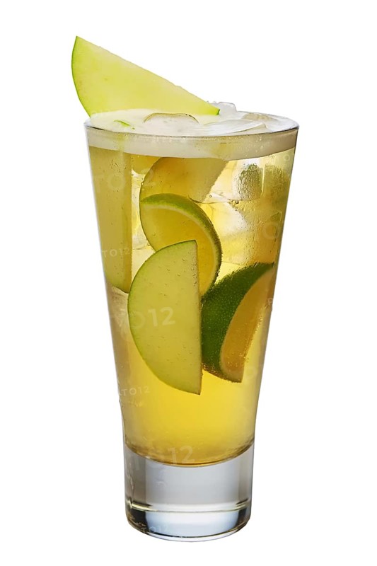 Apple cocktail with beer
