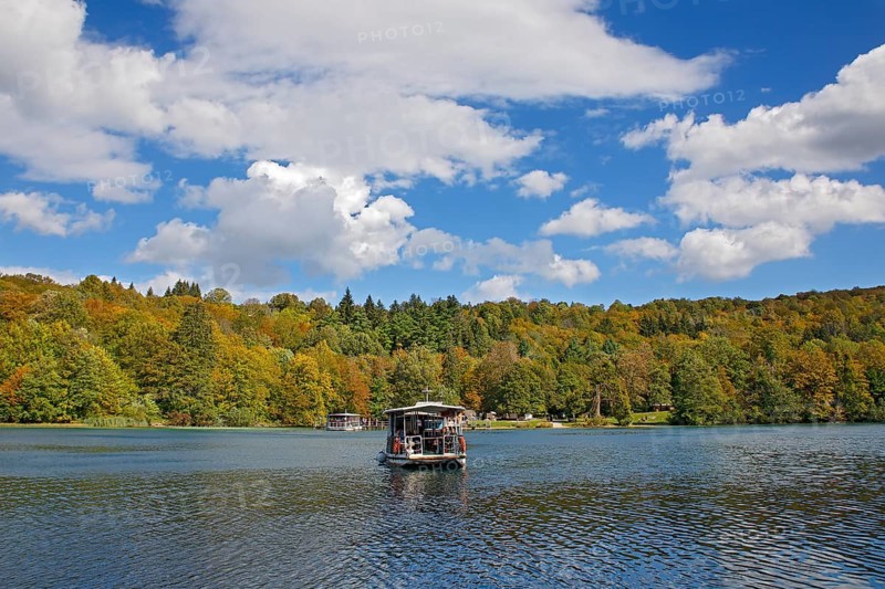 Excursion boats in Plitvice Lakes National Park