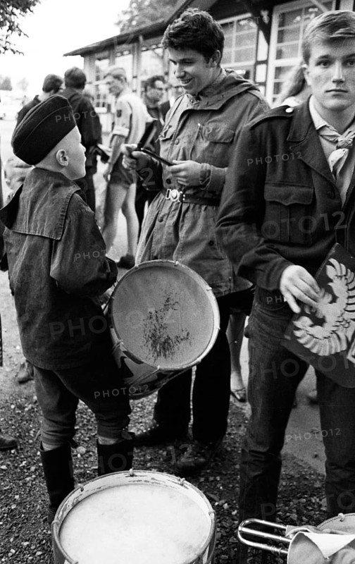 In the style and spirit of the Hitler Youth