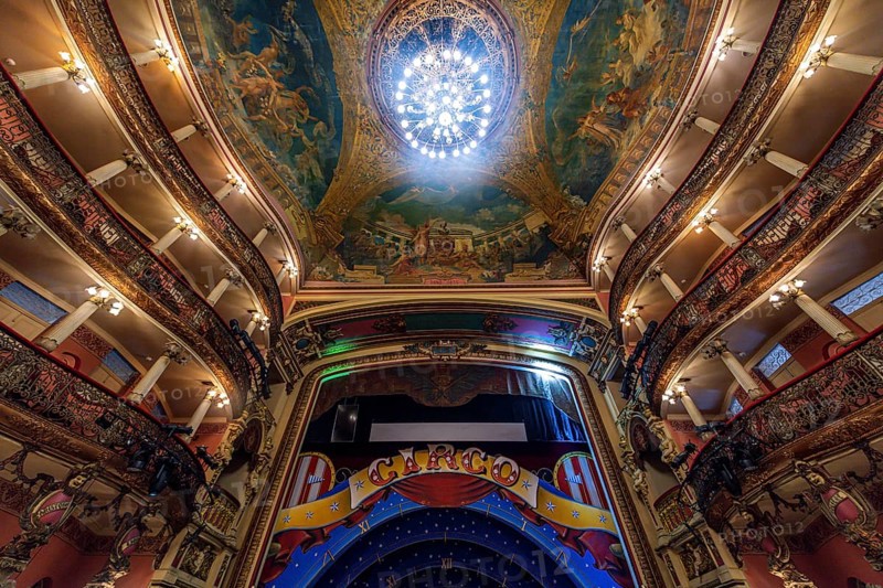 Beautiful interior of the Amazon theatre