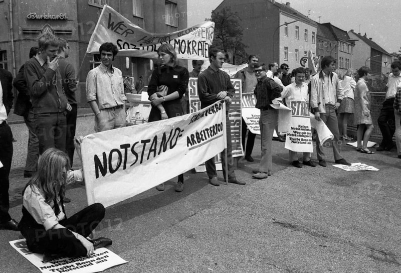 The Ruhr Action against the Emergency Laws in 1968 turned against the emergency legislation with numerous local actions by students