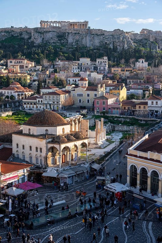 View of the Old Town of Athens