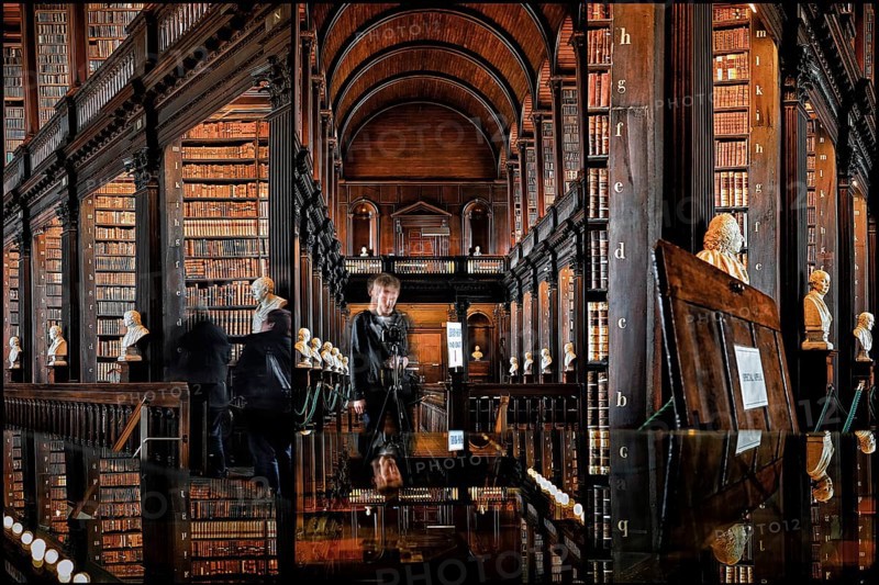 Old library from the 18th century
