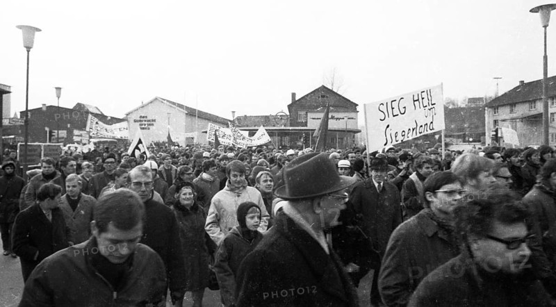 Several hundred demonstrators