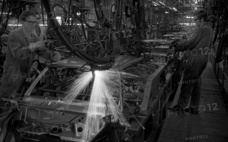 Manual labour in the car industry