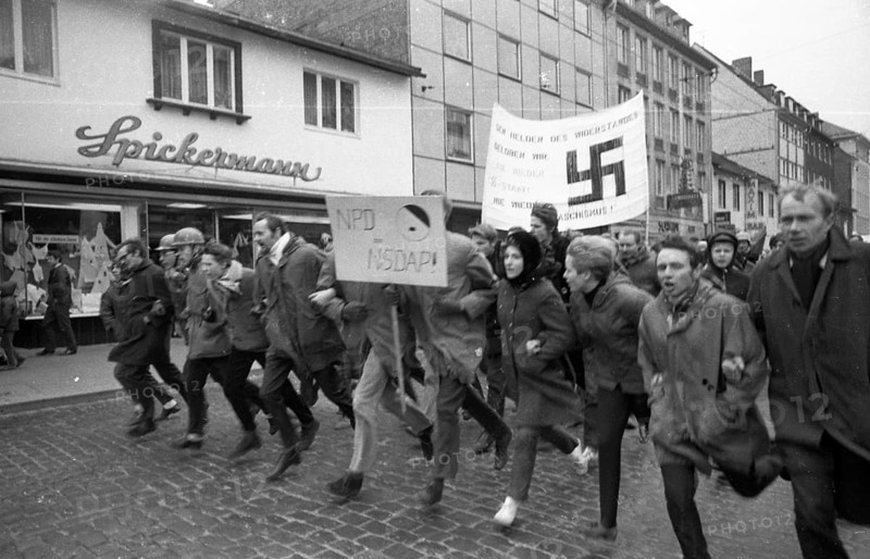 Several hundred demonstrators