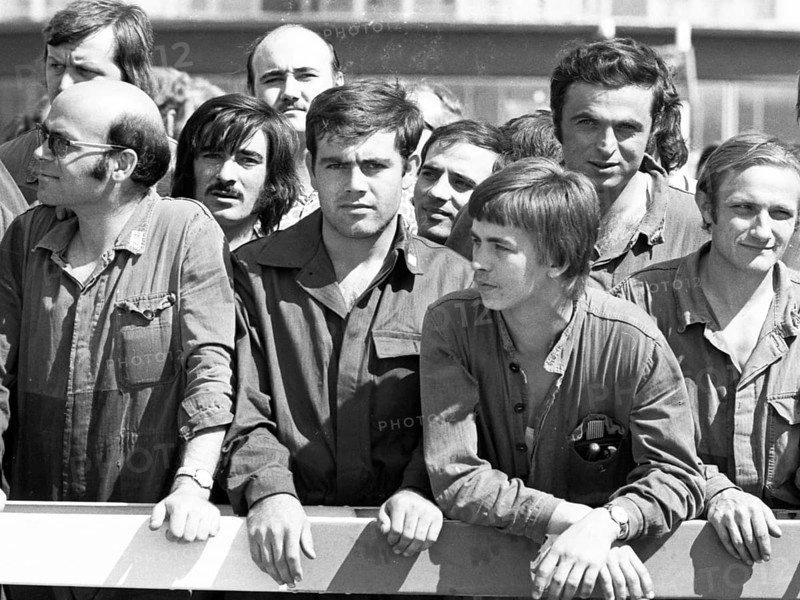 Many workers at the Opel factory in Bochum - here on 23 August 1973 - also took part in the wildcat strikes that swept through many parts of the Ruhr region