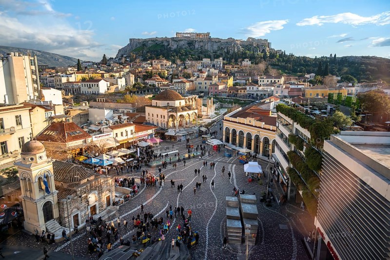 View of the Old Town of Athens