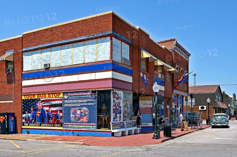 Superman Museum in the historic district of Metropolis